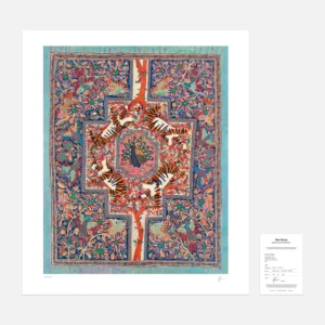 safavid garden textile